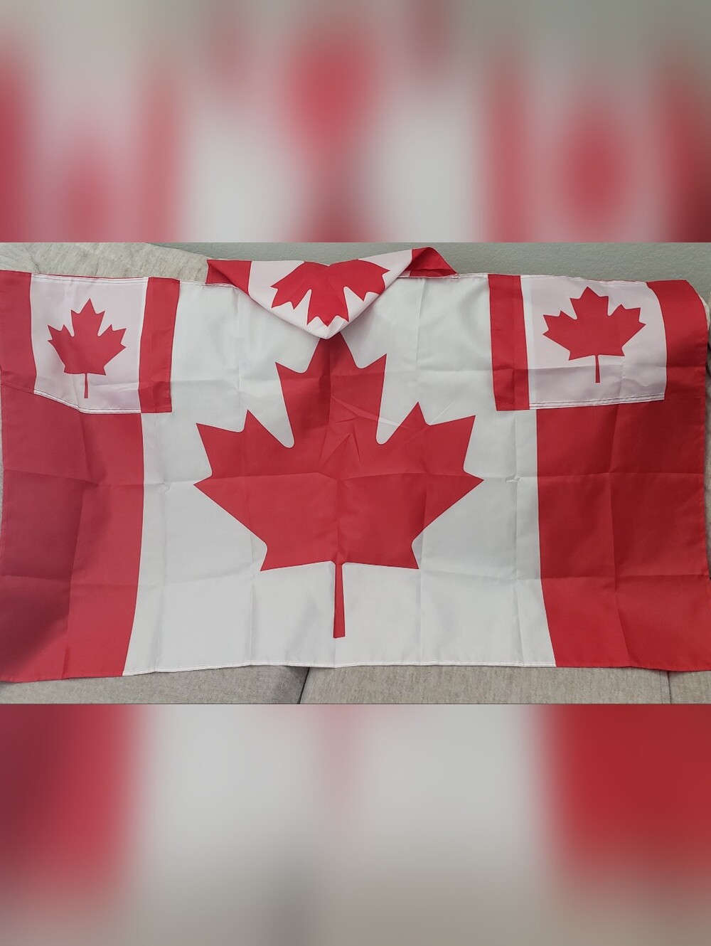 CANADA 2026 World Cup souvenir fan kit big flag scarf hat - Picture 4 of 8